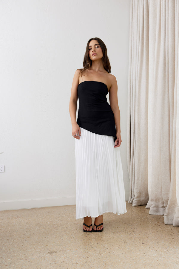 Black & White Serenity Maxi Dress