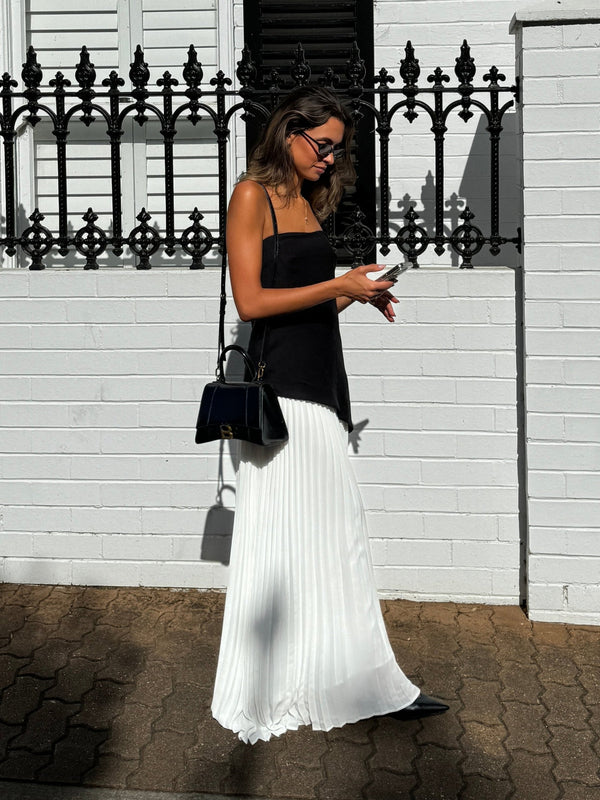 Black & White Serenity Maxi Dress
