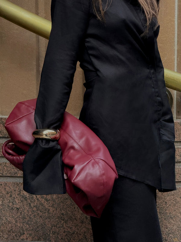 Black Long Sleeve Alba Linen Shirt