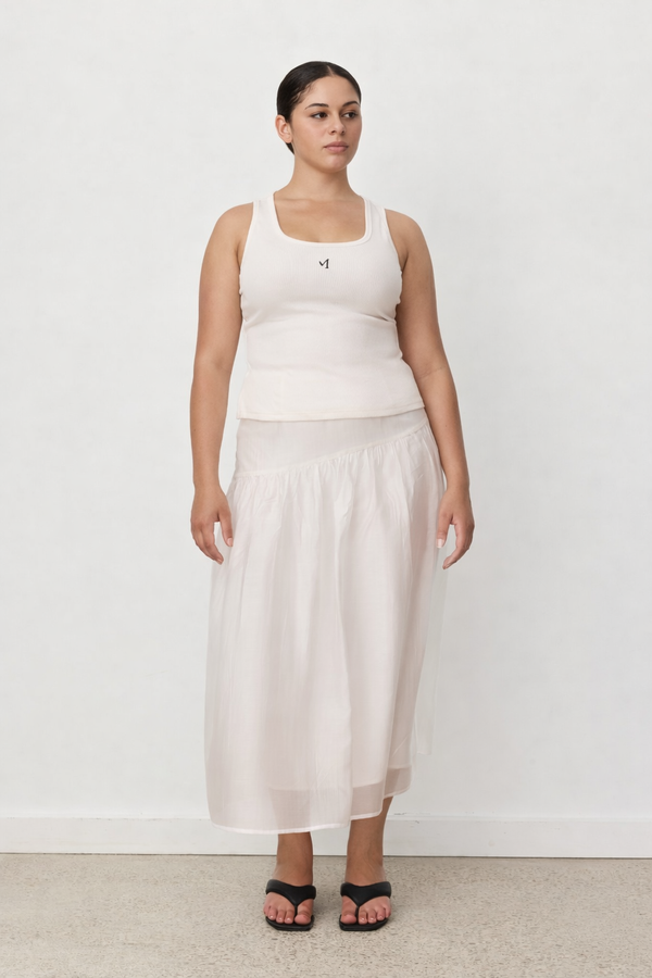White Atelier Maxi Skirt