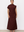 Brown Velour Linen Maxi Dress