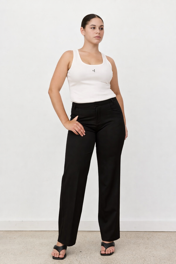Black Marcel Tailored Pants