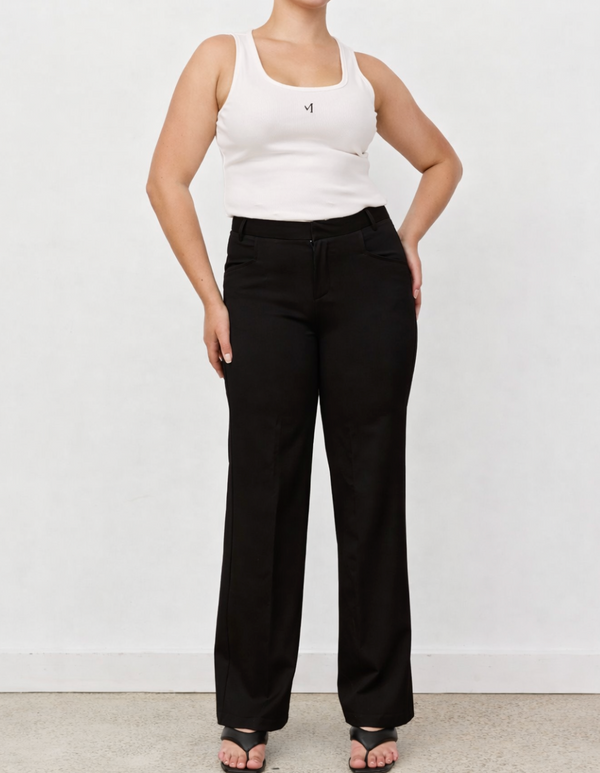 Black Marcel Tailored Pants
