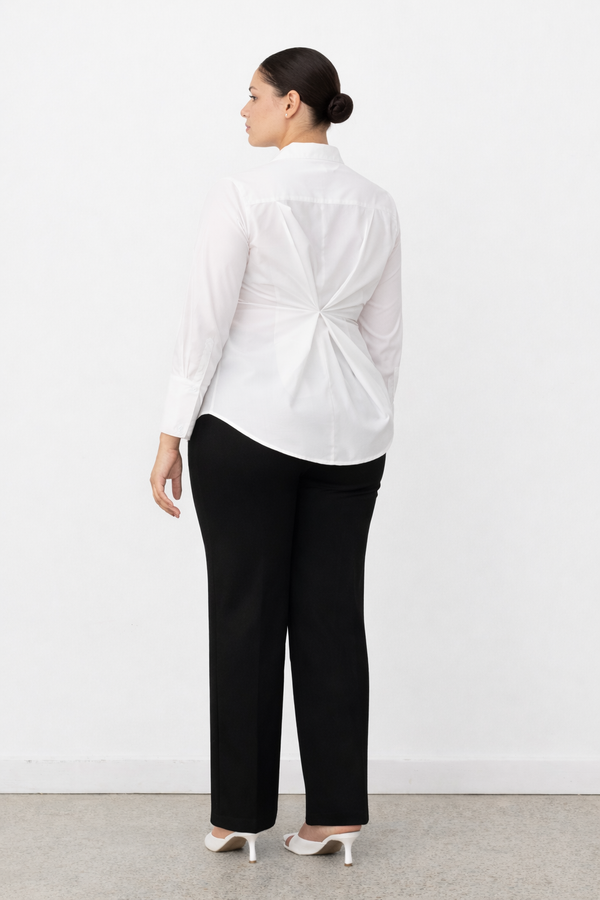 White Long Sleeve Camille Shirt