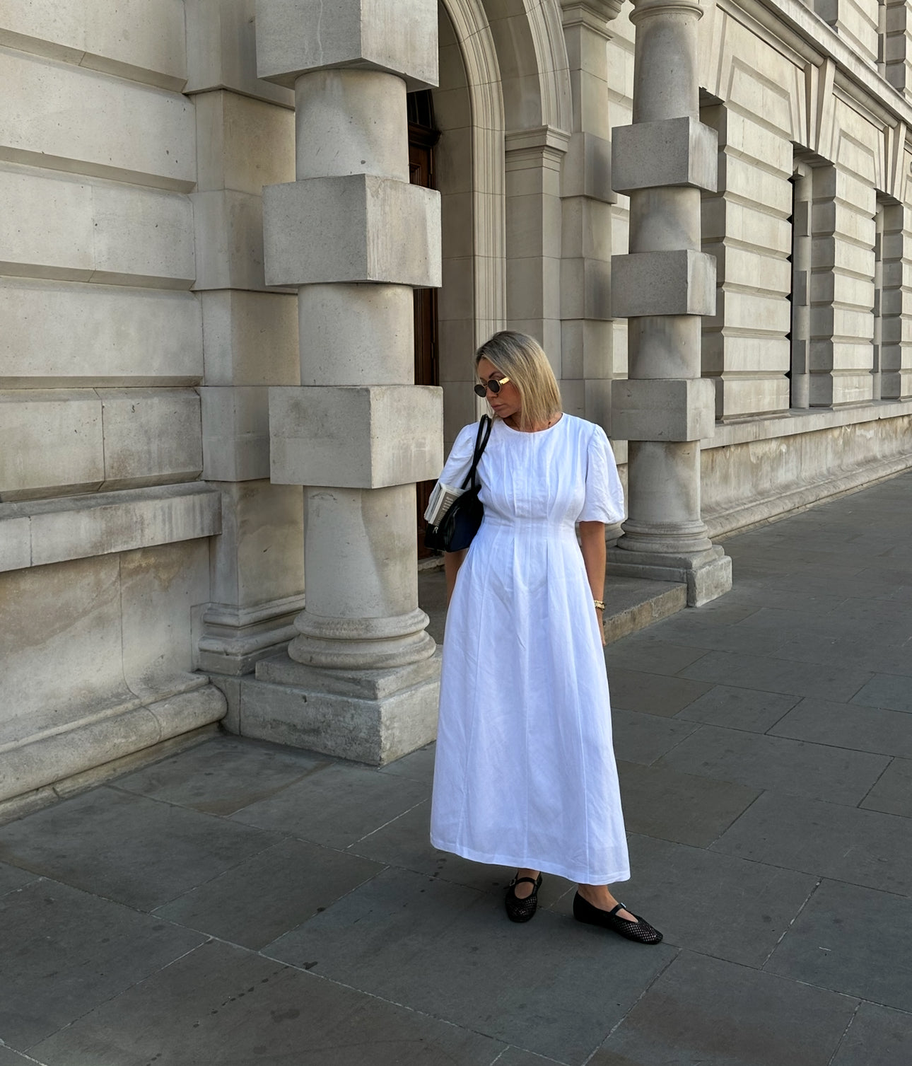 PRE-ORDER - White Air Linen Maxi Dress Modi The Label PRE-ORDER - White Air Linen Maxi Dress Modi The Label