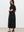 Black Air Linen Maxi Dress