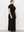 Black Velour Linen Maxi Dress