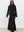 Black Celeste Linen Long Sleeve Top