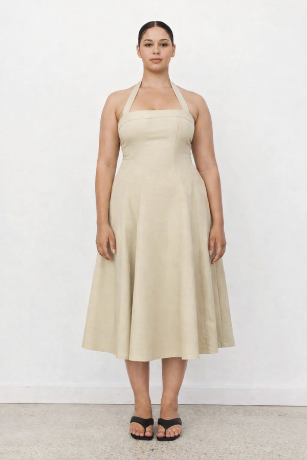 Sage Renata Denim Midi Dress