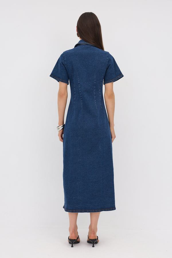 Denim Alyssia Maxi Dress