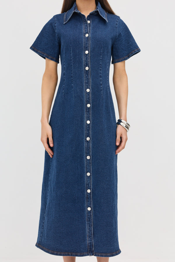 Denim Alyssia Maxi Dress
