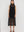 Black Milano Organza Midi Dress