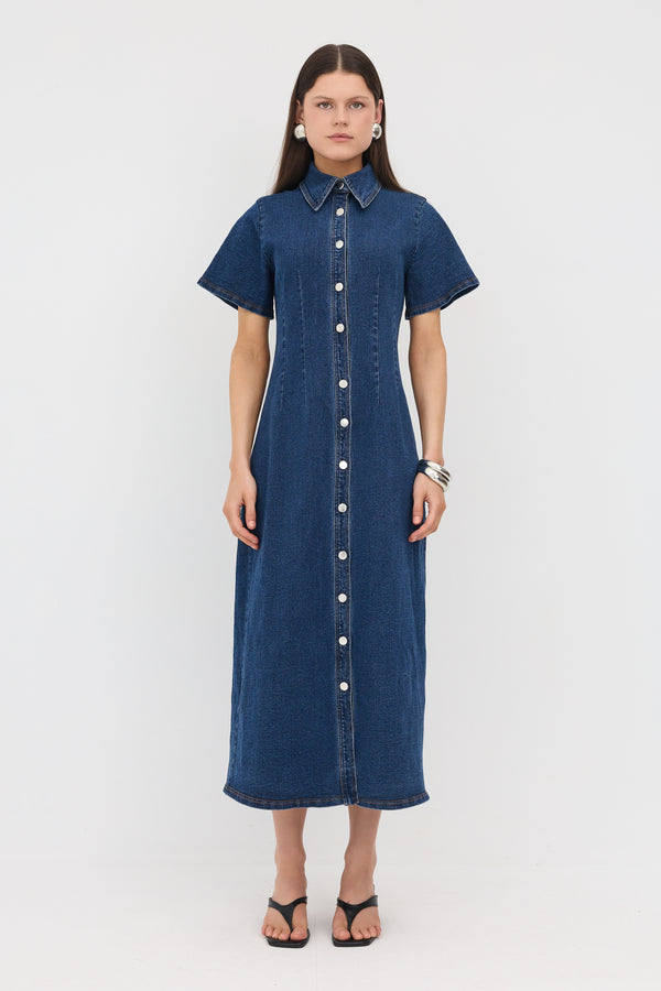 Denim Alyssia Maxi Dress