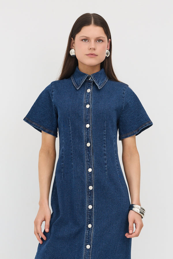 Denim Alyssia Maxi Dress