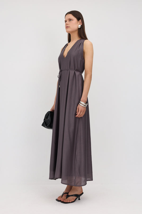 Charcoal Mila Maxi Dress