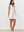 White Alara Linen Mini Dress