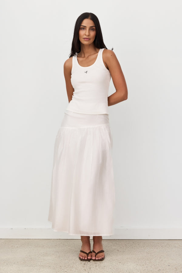 White Atelier Maxi Skirt