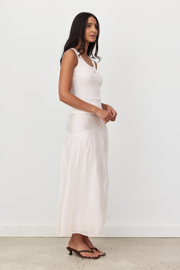 White Atelier Maxi Skirt