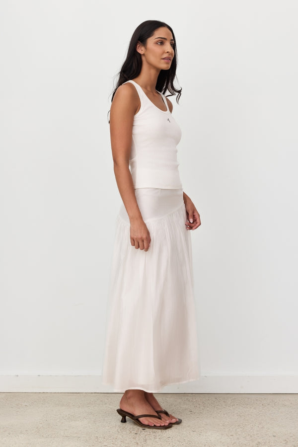 White MODI Logo Tank