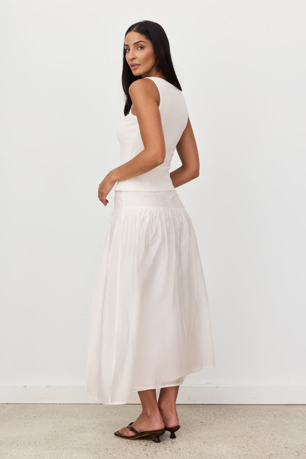 White Atelier Maxi Skirt
