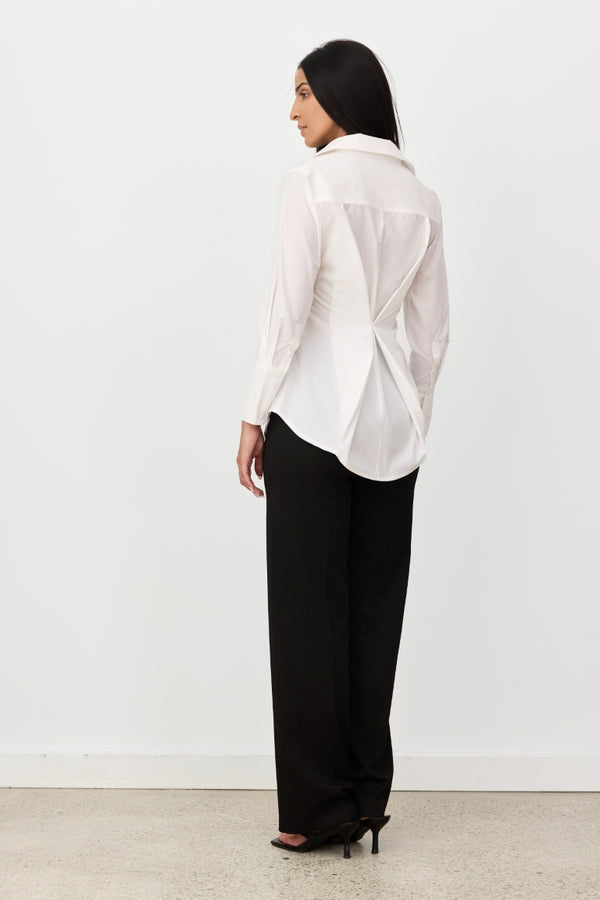 White Long Sleeve Camille Shirt