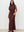 Brown Velour Linen Maxi Dress