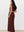 Brown Velour Linen Maxi Dress