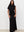 Black Velour Linen Maxi Dress