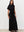 Black Velour Linen Maxi Dress