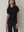 Black Veda Asymmetrical Short Sleeve Top